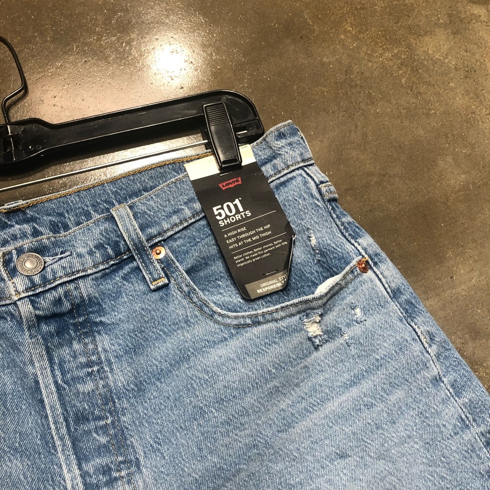 24.Levi’s Premium 501 Shorts - Picture 2 of 9